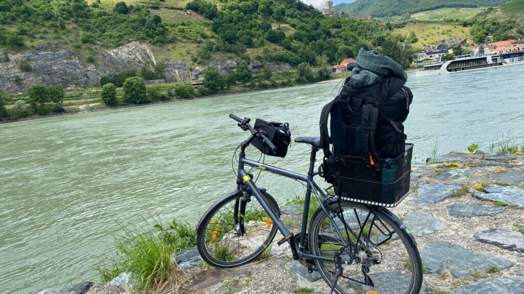 Donauradweg ohne E-Bike in der Wachau